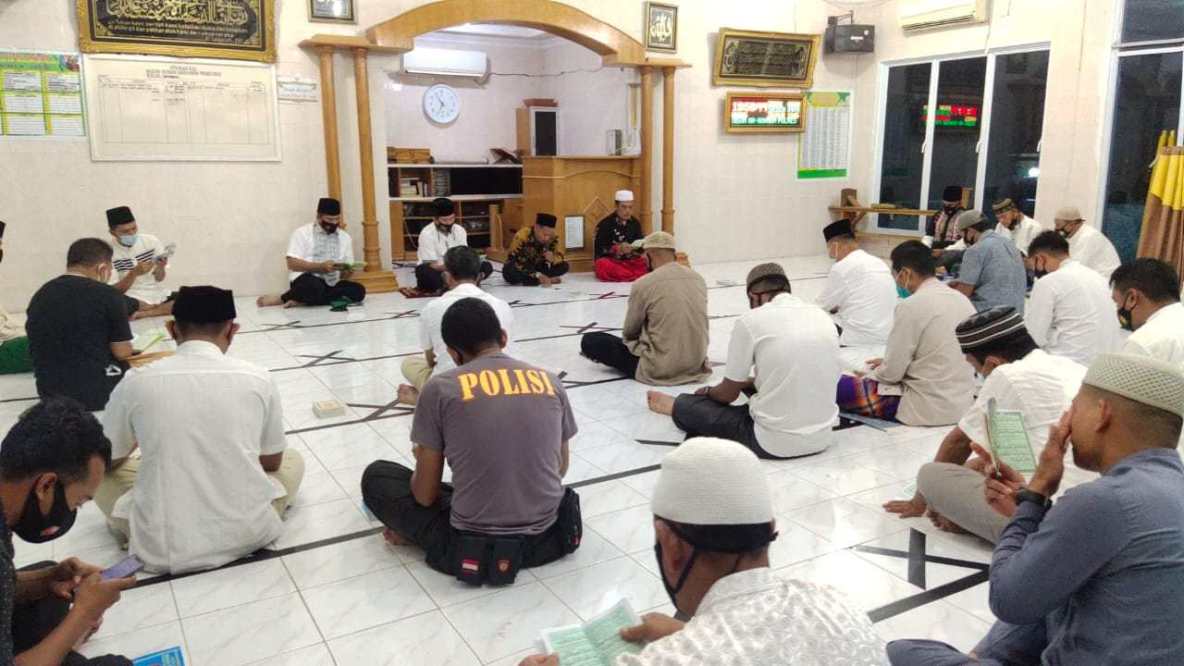 Kapolres Inhu Yasinan dan Doa Bersama Agar Pilkada Inhu Berjalan Dengan Aman