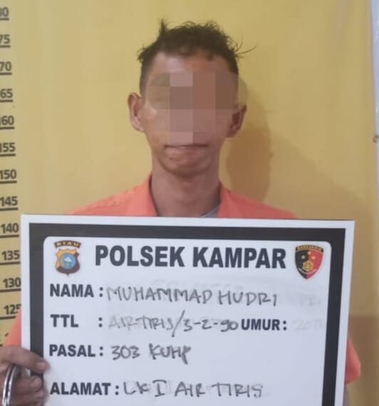 Unit Reskrim Polsek Kampar Amankan Seorang Pelaku Judi Togel Sie Jie