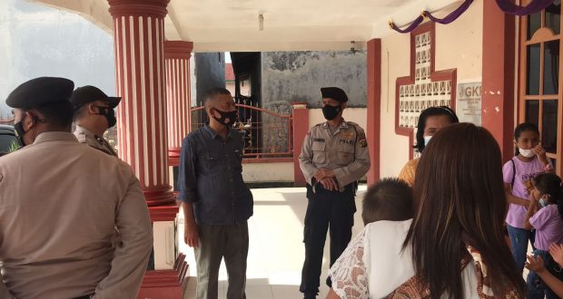 Antisipasi Gangguan Kamtibmas, Polsek Pangkalan Kerinci Patroli di Tempat Ibadah