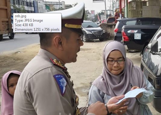 Selama Ops Zebra Muara Takus 2019, Sat Lantas Polres Bengkalis Sudah Keluarkan Tilang Sebanyak 423 