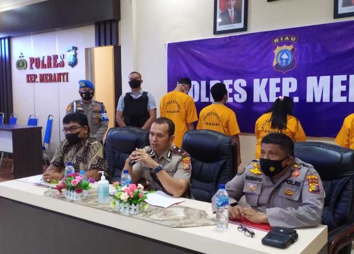 Hasil Operasi Antik, Polisi Kepulauan Meranti Tangkap 18 Tersangka Kasus Narkoba