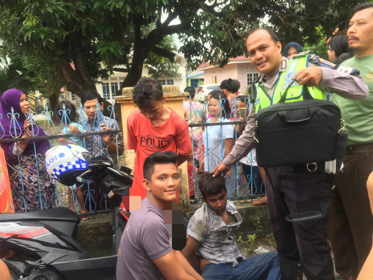 Kejar kejaran Di Jalan Raya, Dua Personil Polresta Pekanbaru Berhasil Gagalkan Aksi Jambret