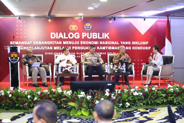 Polri Gelar Dialog Publik: Dorong Ekonomi Nasional Inklusif dan Berkelanjutan Melalui Penguatan Kamtibmas