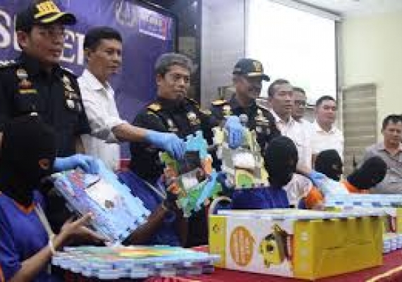 Bermula Dari Rohil, Bareskrim Polri Tangkap 70 Kg Shabu Asal Malaysia