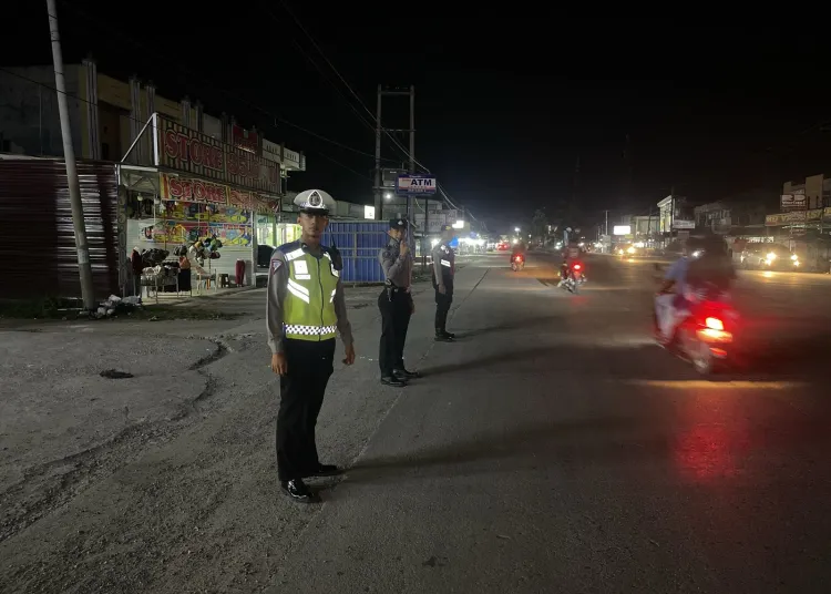 Cegah Balap Liar, Polsek Pangkalan Kuras Giatkan Patroli Malam