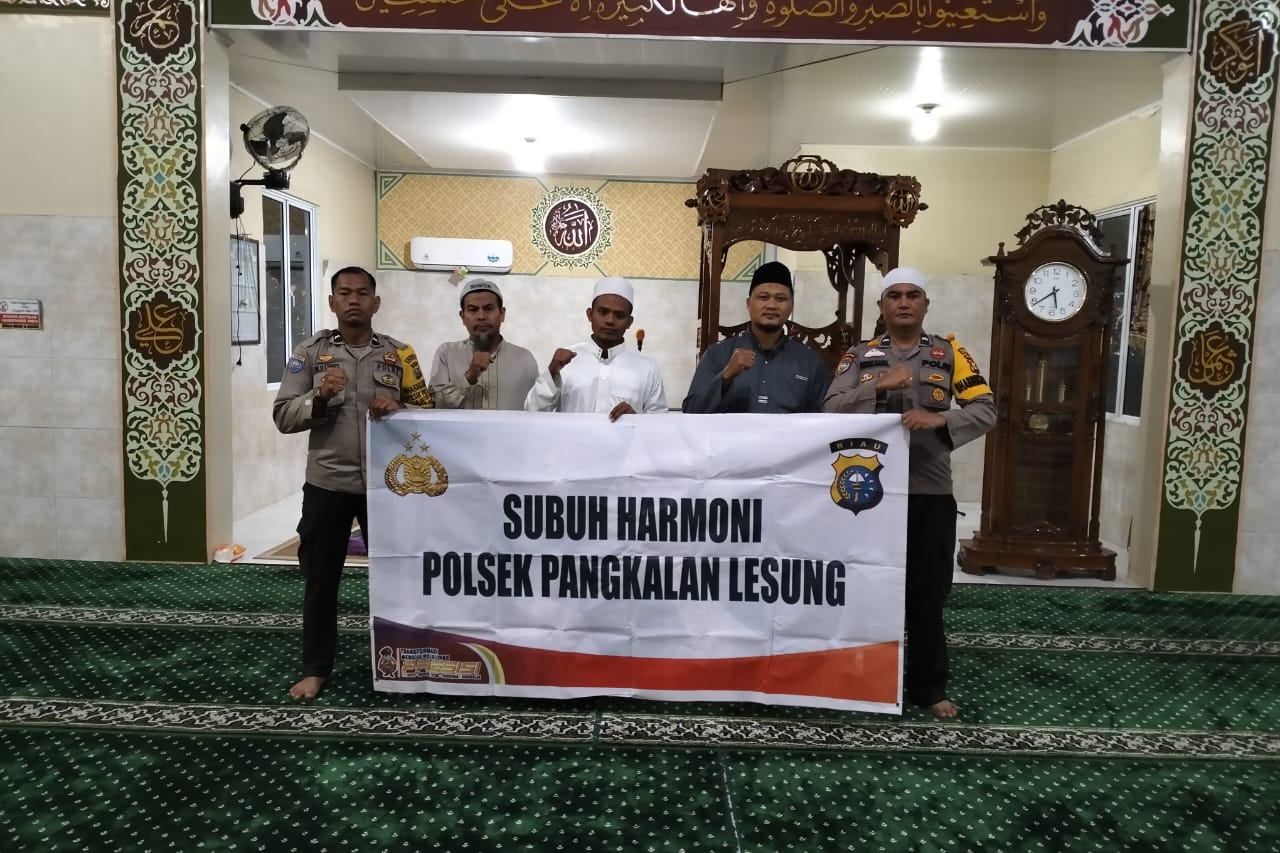 Polsek Pangkalan Lesung Kembali Gelar Subuh Harmoni