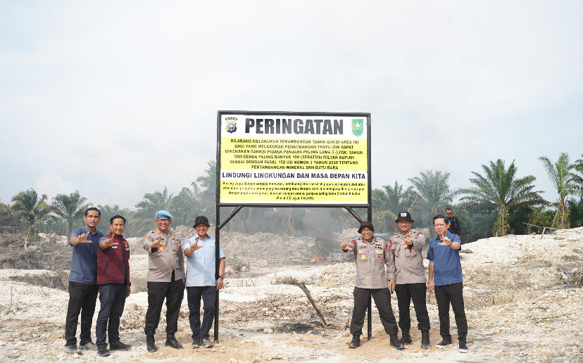 Wakapolda Riau Pimpin Satgas Tindak PETI di Kuansing