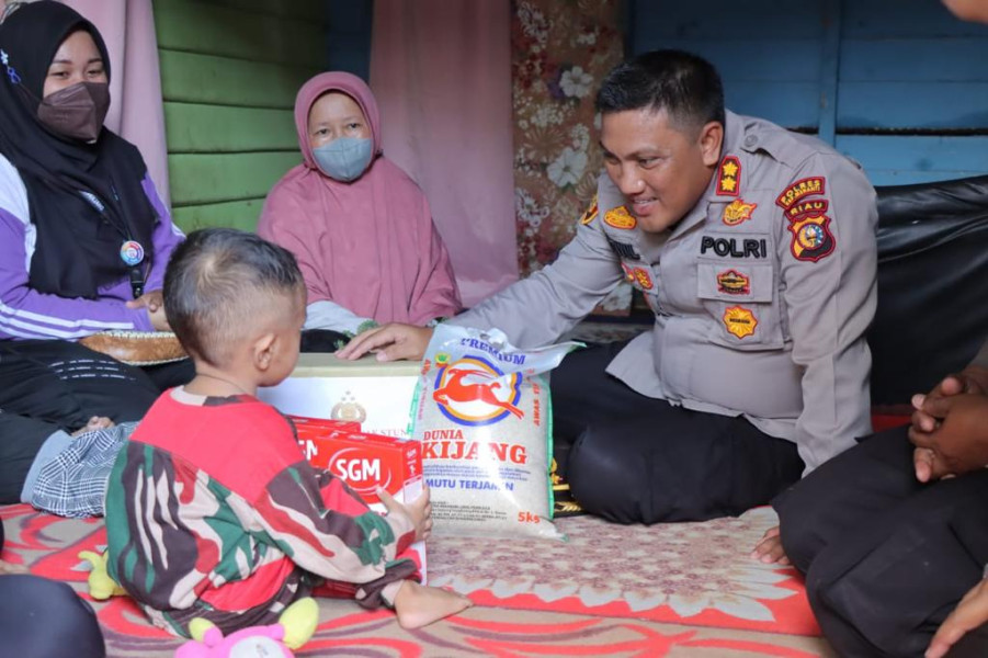 Gerakan Aktif Kapolres Meranti, Tekan Jumlah Penderita Stunting di Meranti