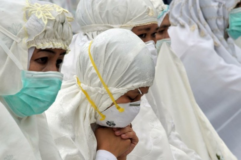 Karhutla, Warga Rokan Hilir Terpaksa Gunakan Masker Saat Tidur