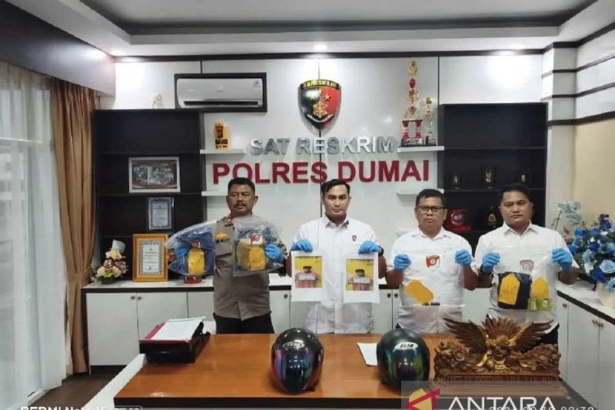 Pelaku penusukan di warung bakso viral di medsos akhirnya ditangkap Polres Dumai