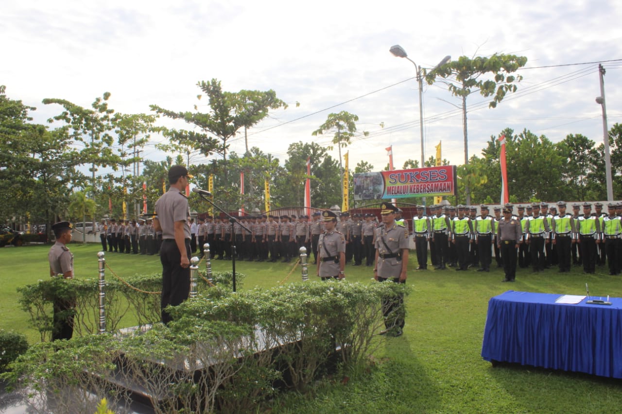 Upacara Sertijab Wakapolres Pelalawan