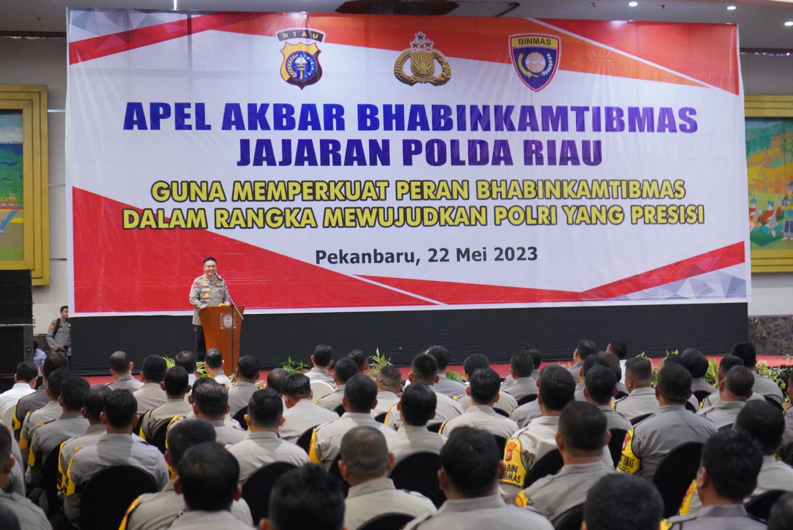 Pimpin Apel Akbar, Ini Pesan Kapolda Riau Untuk Personil Bhabinkamtibmas