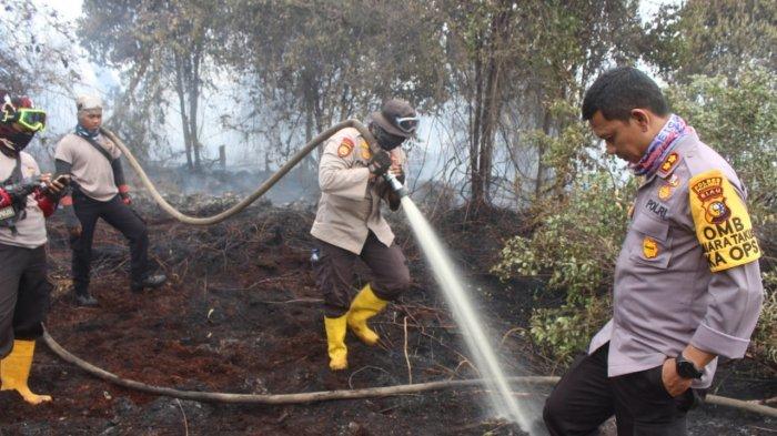 Pelalawan Masih Diselimuti Asap, Jarak Pandang Pangkalan Kerinci 3000 Meter