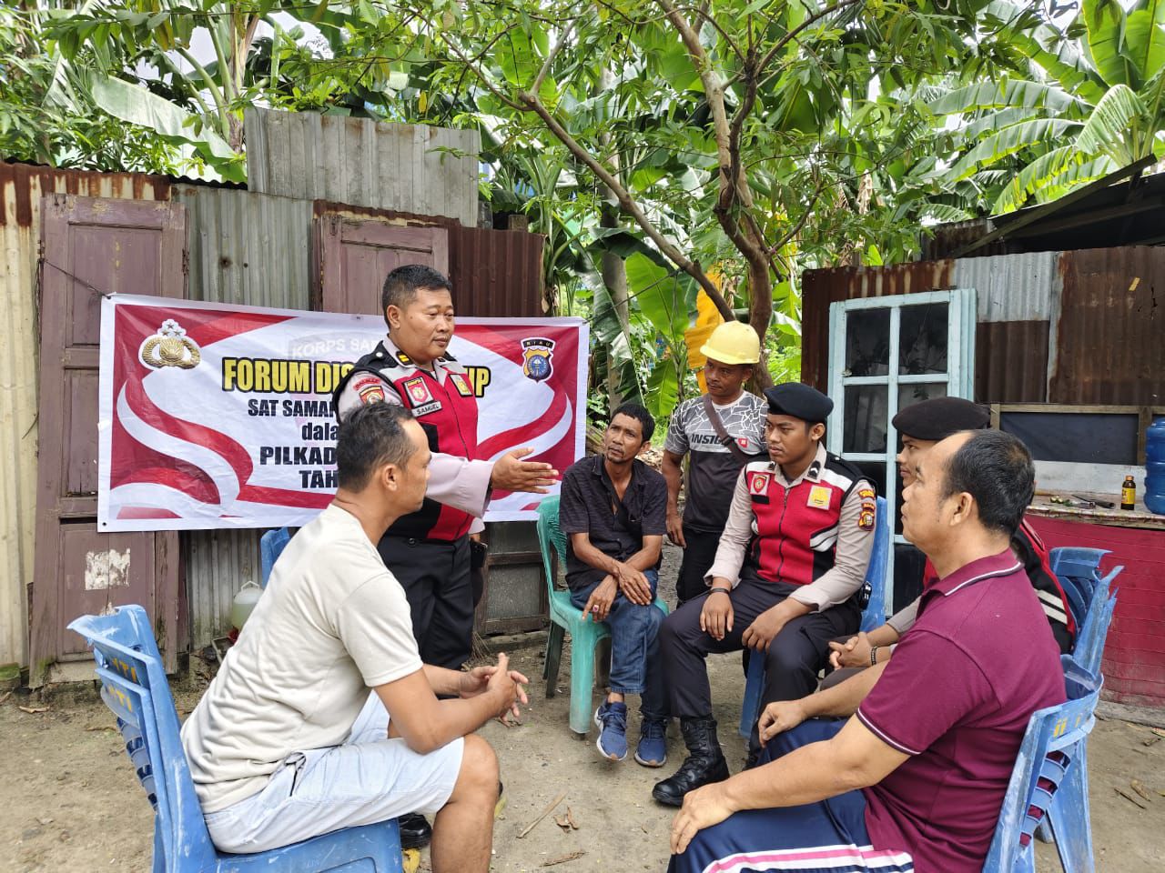 Sat Samapta Polres Dumai Gelar “Cooling System” Jelang Pemilu 2024: Cegah Hoax dan Jaga Persatuan