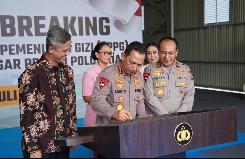 Kapolri Resmikan Hanggar Presisi dan Groundbreaking 9 Titik SPPG Tahap II di Riau