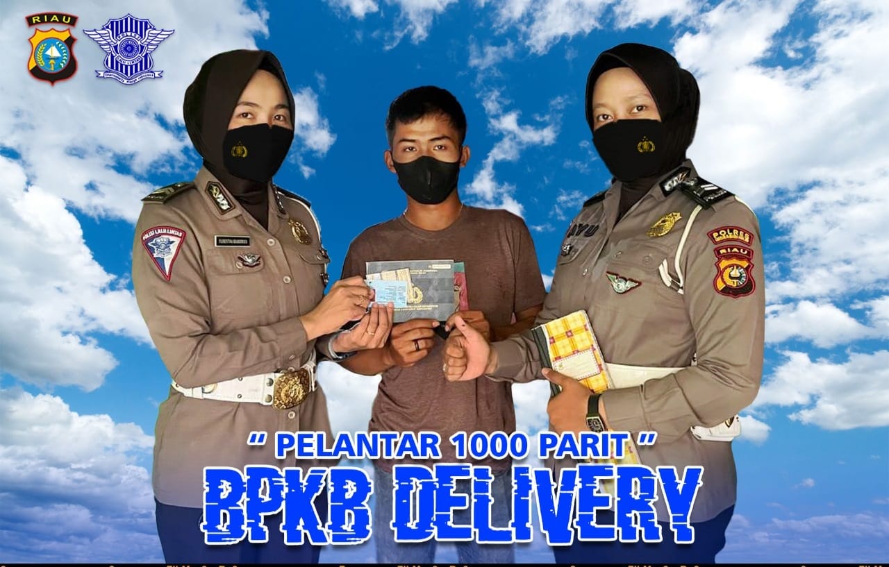 Sat Lantas Polres Inhil Luncurkan Terobosan BPKB Delivery