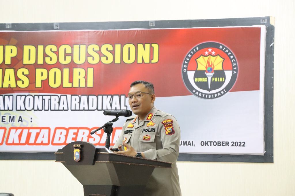 Gelar FGD di Polres Dumai, Div Humas Polri Bahas Kontra Radikal Lawan Terorisme