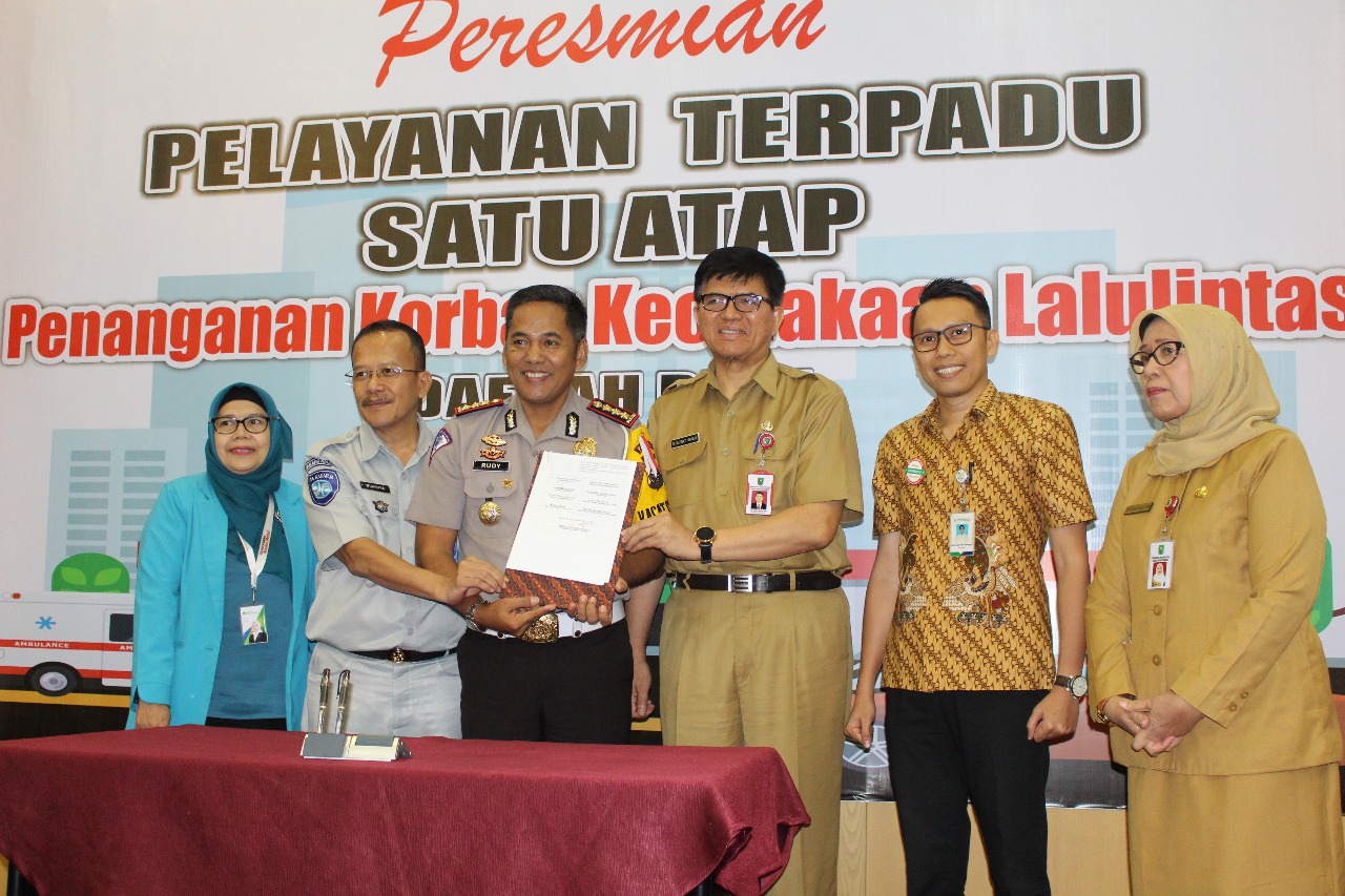 Pertama Di Indonesia, Polda Riau Resmikan Pelayanan Terpadu Satu Atap Penanganan Korban Laka Lantas
