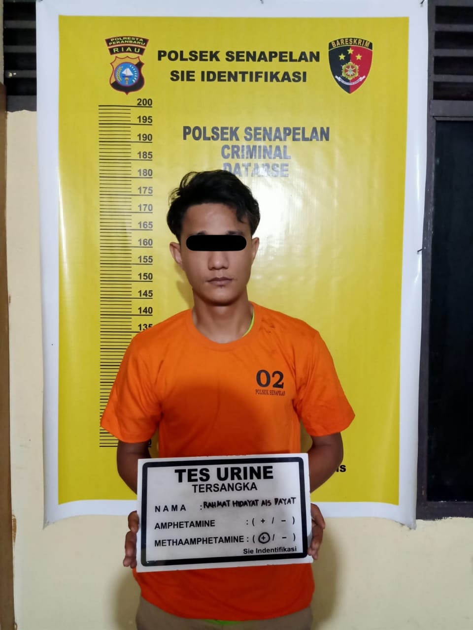 Tim Opsnal Jembalang Polsek Senapelan Berhasil Amankan Tersangka Pengedar Shabu