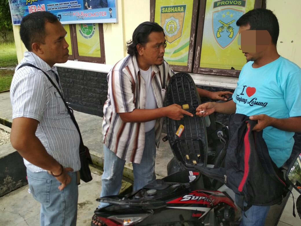Polsek Tambang Amankan Pelaku Penipuan Dengan Modus Palsukan Faktur Pembelian Buah Sawit