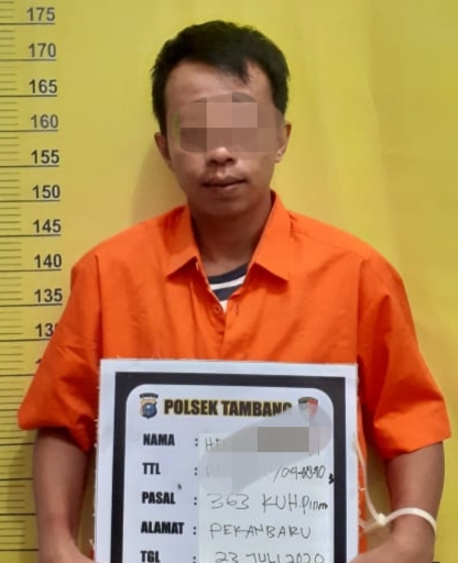 Tersangka Pencuri HP yang Ditangkap Polsek Tambang ini Ternyata Baru Bebas dari Penjara