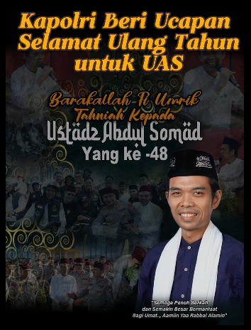Momen Hangat Ucapan Kapolri untuk Ustaz Abdul Somad, Terekam dalam Postingan Kapolda Riau