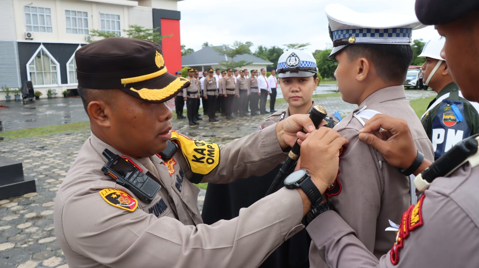 Kapolres Kep Meranti Imbau Untuk Tertib Aturan Berlalu Lintas dalam Berkampanye