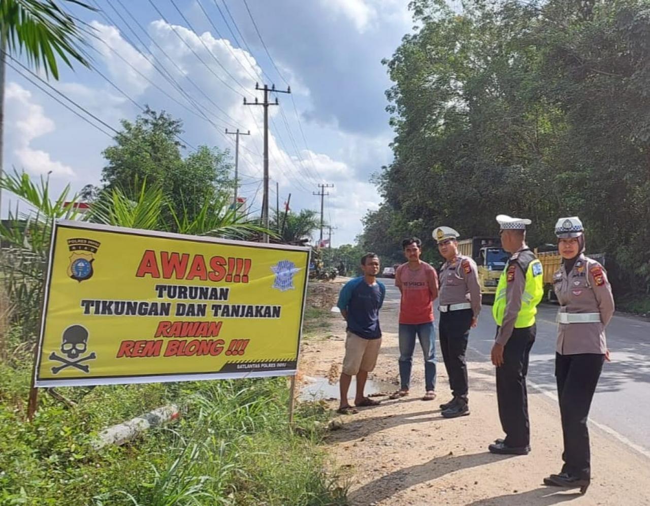 Kasat Lantas Polres Inhu Ajak Masyarakat Berperan Aktif Tekan Lakalantas