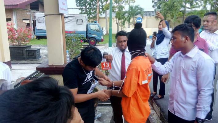 Polres Bengkalis Gelar Rekonstruksi Pembunuhan 