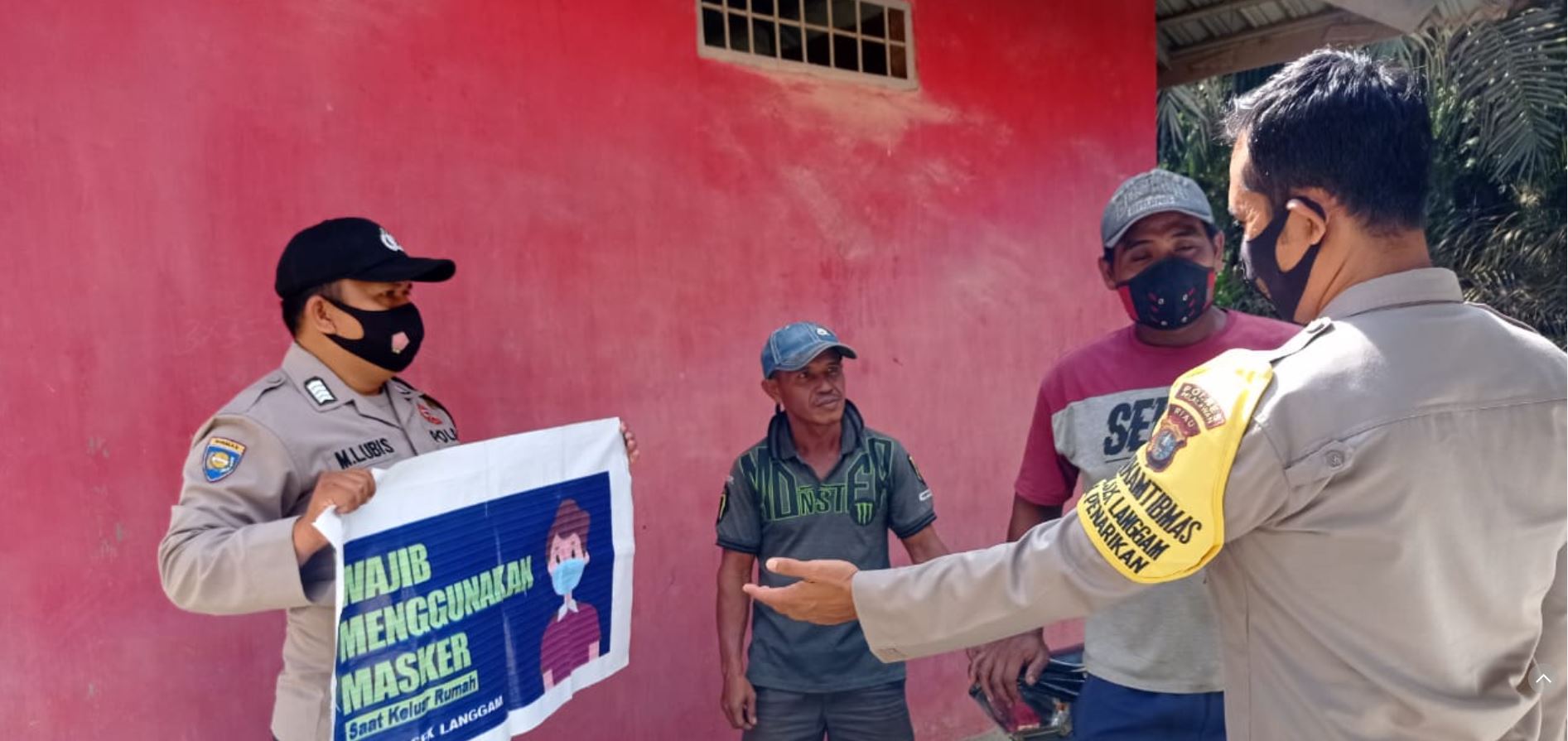 Desa Segati Menjadi Sasaran Rutin Penertiban Prokes dan Patroli C3 Oleh Polsek langgam