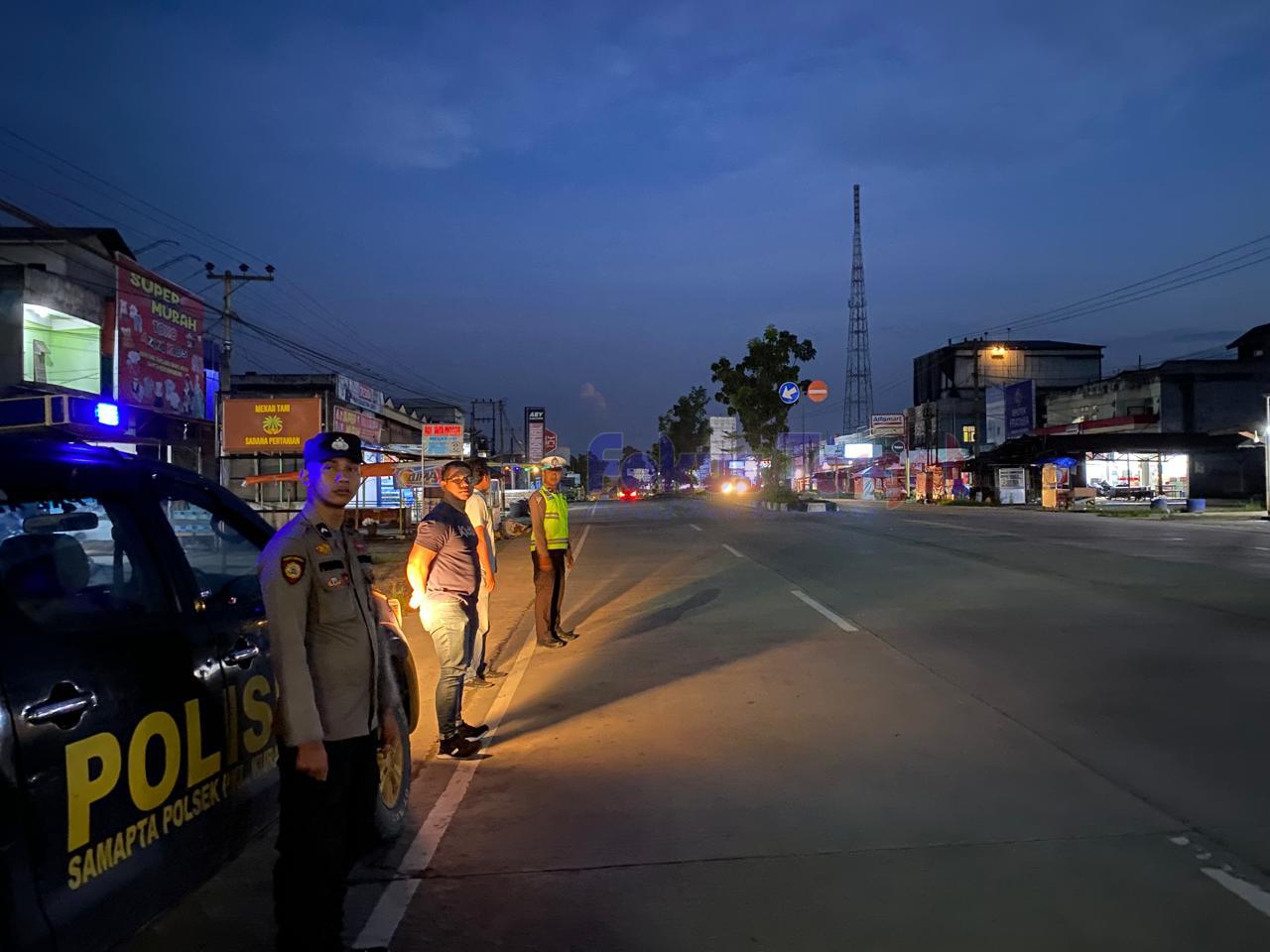 Polsek Pangkalan Kuras Gelar Patroli Subuh, Antisipasi Balap Liar dan Tawuran di Bulan Ramadhan