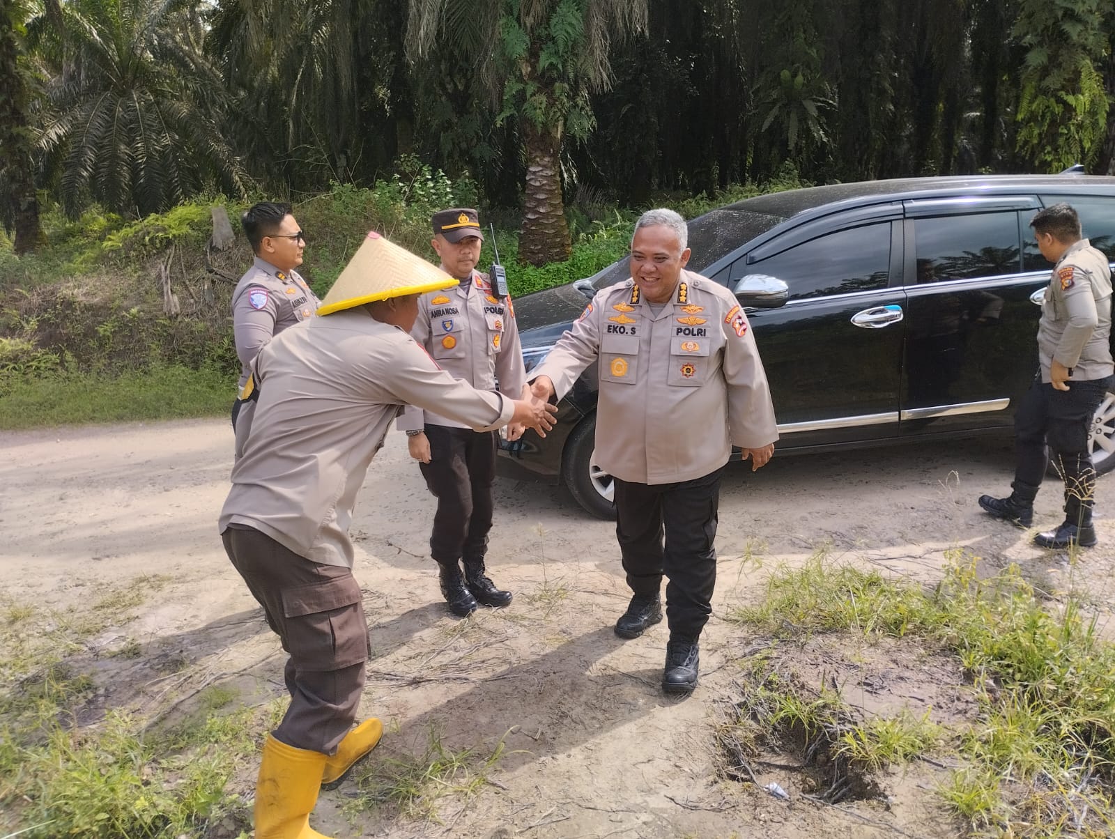 Itwasum Polri Lakukan Pengecekan di Kelurahan Bukit Kapur Dumai