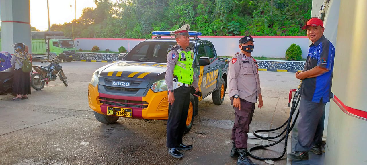 Polda Riau Kerahkan Personel Untuk Pengamanan SPBU, Pasca Kenaikan Harga BBM Pertalite dan Solar