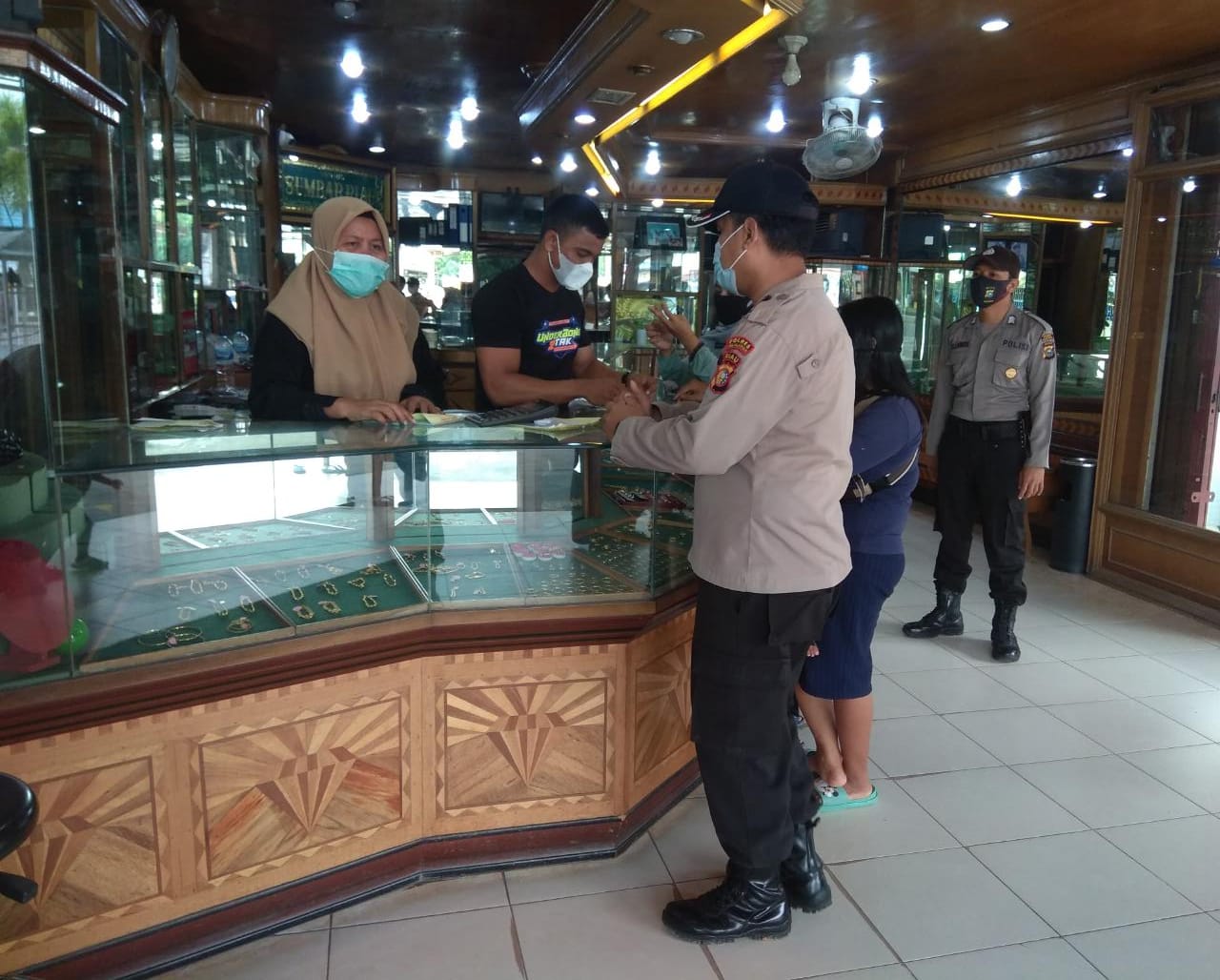 Ciptakan Lingkungan Kondusif, Polsek Pangkalan Kerinci Lakukan Patroli C3