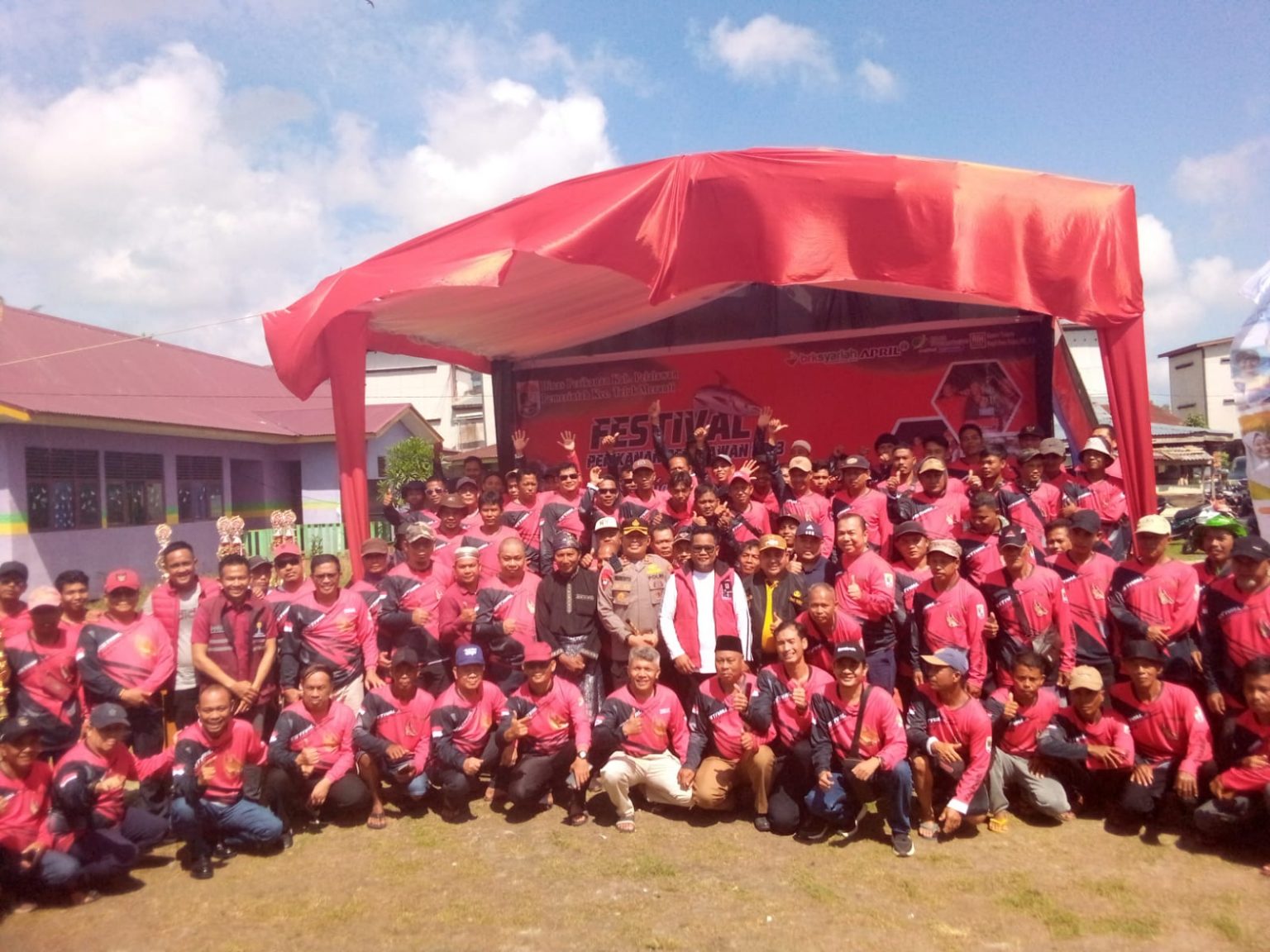 Polsek Teluk Meranti Lakukan Pengamanan Festival Perikanan Pelalawan 2023