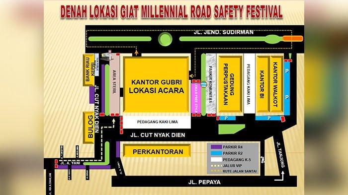 Satlantas Polresta Pekanbaru Menerapkan Sistem Pengalihan Arus Dalam Sekitaran Acara MRSF