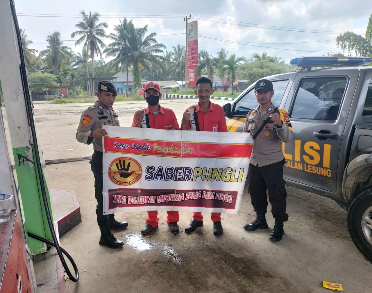 Cegah Pungli, Polsek Pangkalan Lesung Gencar Lakukan Sosialisasi