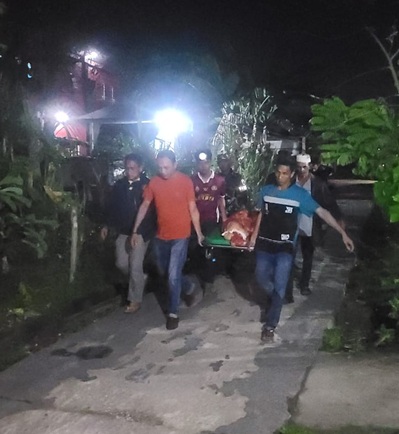 Warga Temukan Pria Lansia Meninggal di Muara Parit 7, Polsek Kateman Lakukan Tindakan Cepat dan Humanis