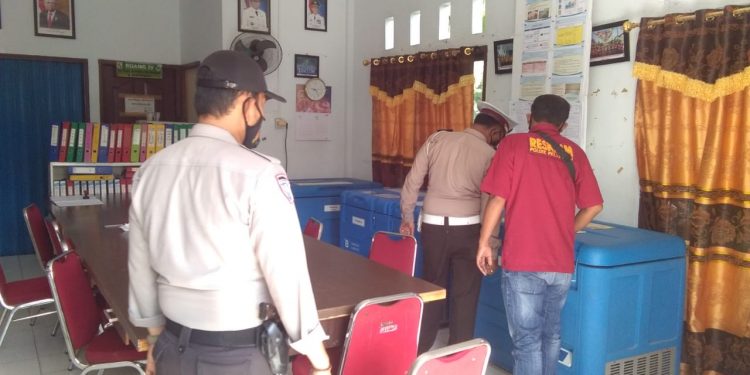 Polsek Pangkalan Kerinci Patroli C3 ke Objek Vital
