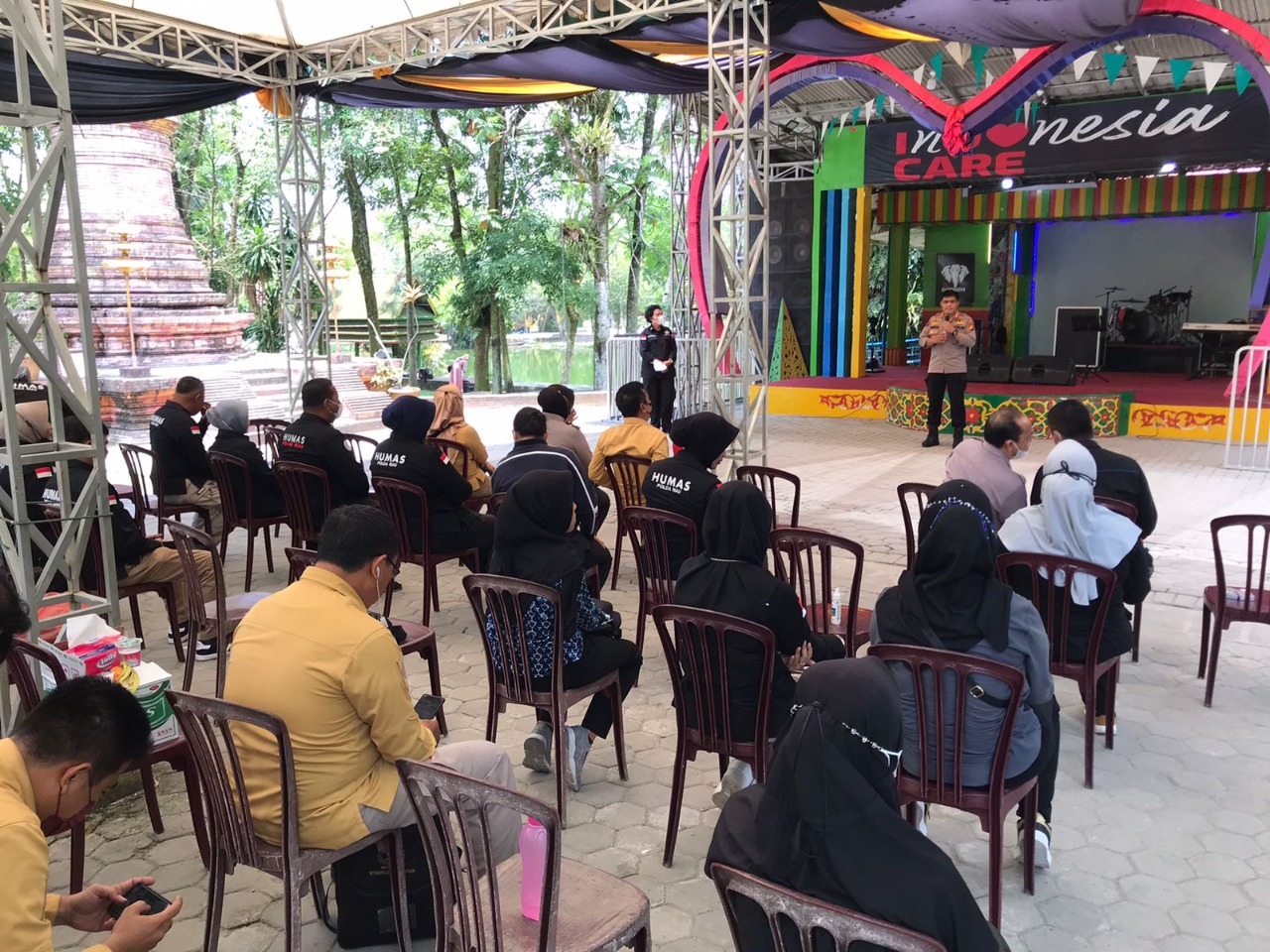Keluarga Besar Bidhumas Polda Riau Gelar Halal Bi Halal Dalam Rangka Memasuki Bulan Ramadhan