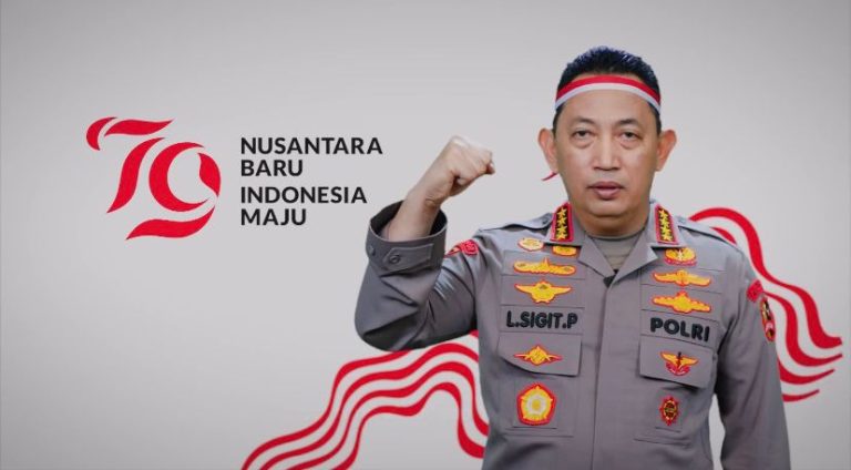 Kapolri di HUT RI ke-79: Semangat Baru untuk Nusantara Baru, Indonesia Maju