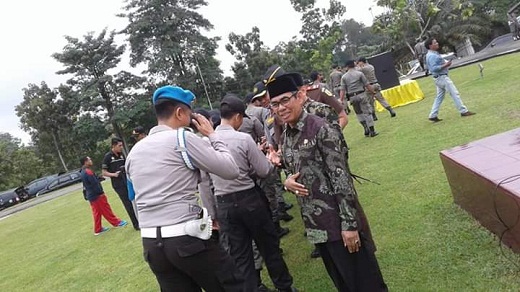 Halal Bi Halal Polres Kuansing, Bupati Mursini Hadir