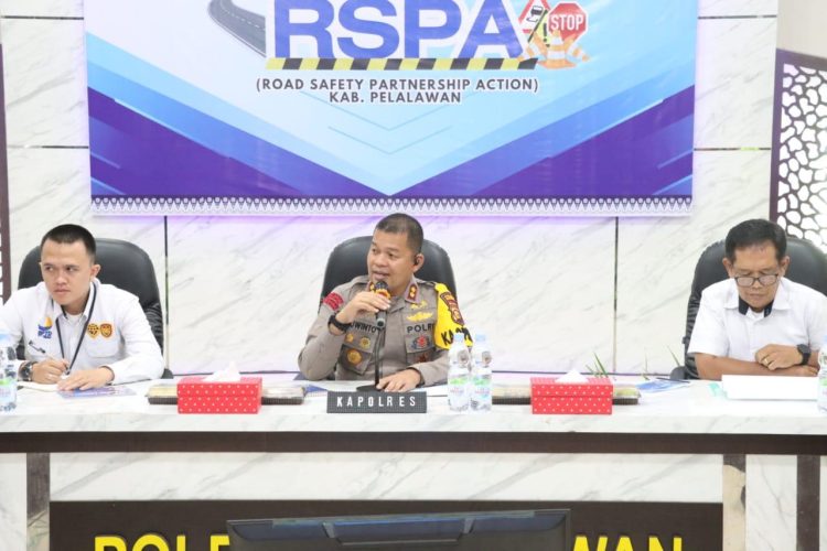 Bahas Permasalahan Jalan Rusak, Satlantas Polres Pelalawan Inisiasi Rapat Forum RSPA 