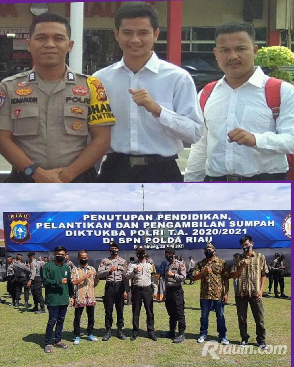 Anak Suku Talang Mamak Dilantik Jadi Anggota Polri