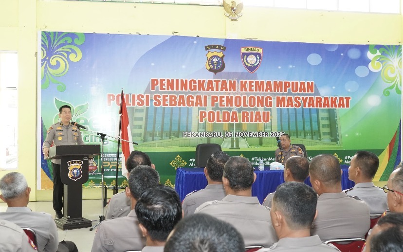 Polda Riau Gelar Pelatihan Peningkatan Kemampuan Polisi Sebagai Penolong Masyarakat
