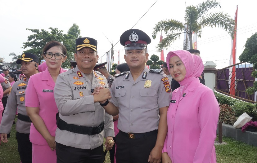 Personel Polsek Teluk Meranti Terima Kenaikan Pangkat, Wujud Apresiasi atas Dedikasi dan Pengabdian