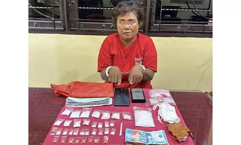 Perempuan Pertama di Tahun 2026 Kasus Narkoba Ditangkap Polres Inhu, Barang Buktinya Buat Geleng Kepala