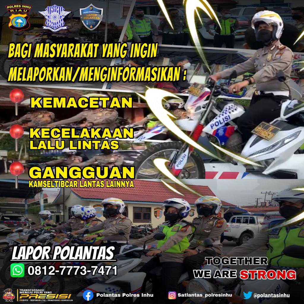 Inovasi Kreatif, Saat Ini Sudah Ada Lapor Satlantas Polres Inhu