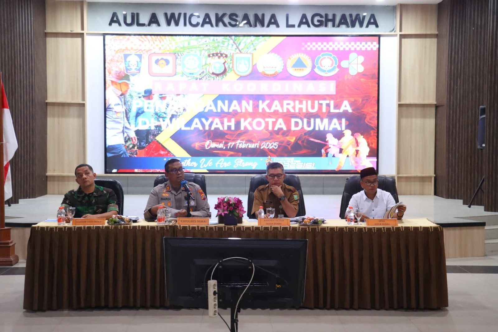 Polres Dumai Gelar Rapat Koordinasi Langkah Awal Cegah dan Penanganan Karhutla