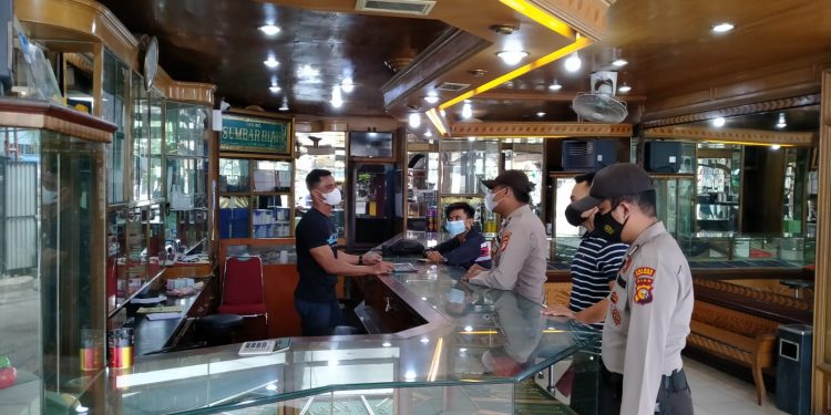 Polsek Pangkalan Kerinci Terus Lakukan Upaya Pencegahan Aksi C3 dan Sosialisasi Prokes
